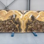 Onyx for interior design in slabs