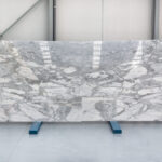 white marble from italy in slabs