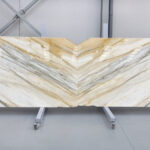 Calacatta marble with gold