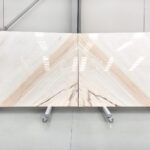 palissandro marble with white surface