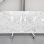 White marble with grey veins