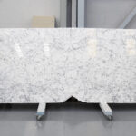 Bianco carrara marble in slabs