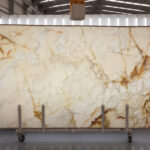 white onyx with lights