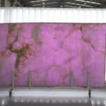 purple onyx for decorative elements