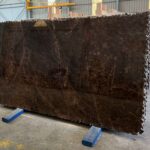 Brown marble from spain in slabs