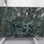 black and green marble